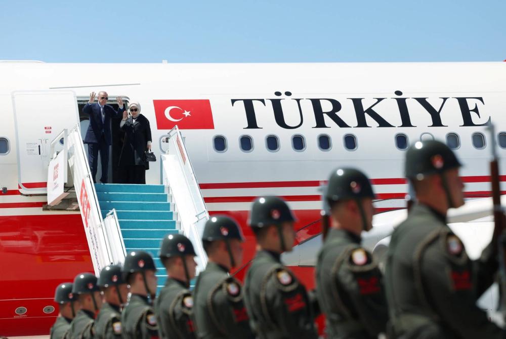 Turkish President, Recep Tayyip Erdoan, holds a press conference prior to his visit to the Netherlands to attend the NATO Leaders Summit, on June 24, 2025.