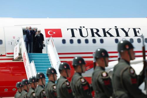 Turkish President, Recep Tayyip Erdoan, holds a press conference prior to his visit to the Netherlands to attend the NATO Leaders Summit, on June 24, 2025.